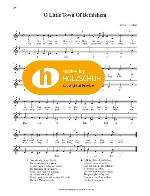 O Little Town Of Bethlehem